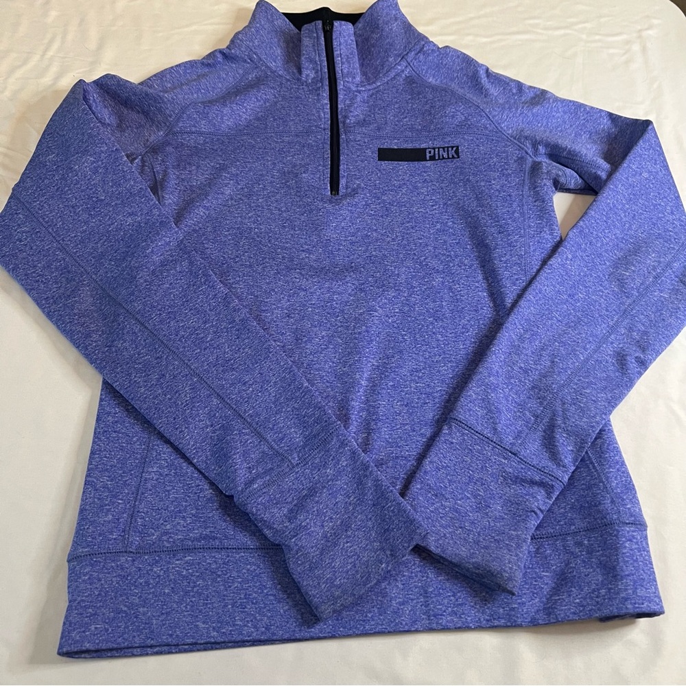 PINK Victoria’s Secret Purple Quarter Zip Pullover Size S/P